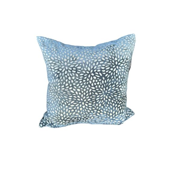 Casa Decor Home Blue Velvet Textured Accent Pillow - Picture 6 of 12